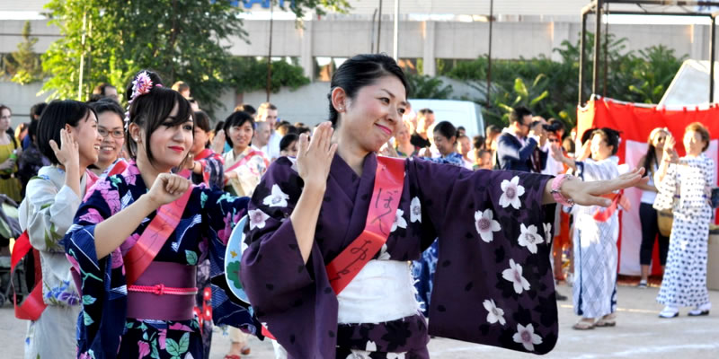 マドリード盆踊り大会 2014年の様子