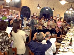 Cena oficial en Coria del Río