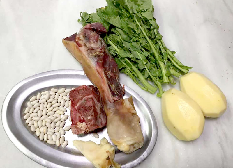 ガリシアのスープ 材料